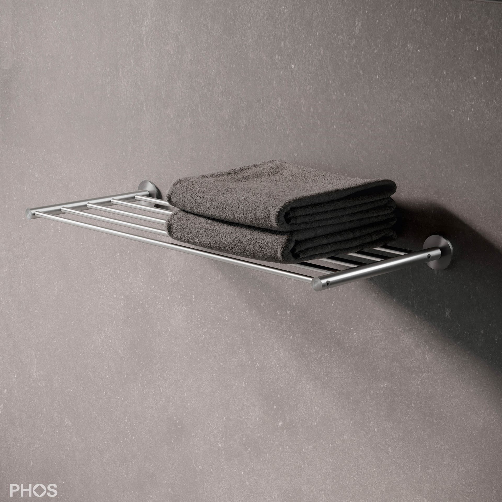 SR1000-1W-B Полотенцесушитель настенный, ширина 100 см. PHOS 