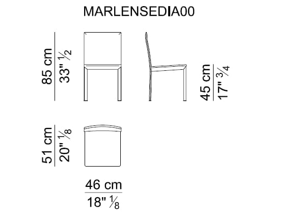 Кожаный стул i 4 Mariani ARCH-00112040 - Вид №5