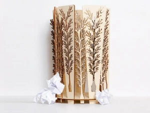 Moustache Контейнер для макулатуры из березы