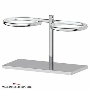 Держатель 2-х стаканов/дозаторов жидкого мыла настольный
