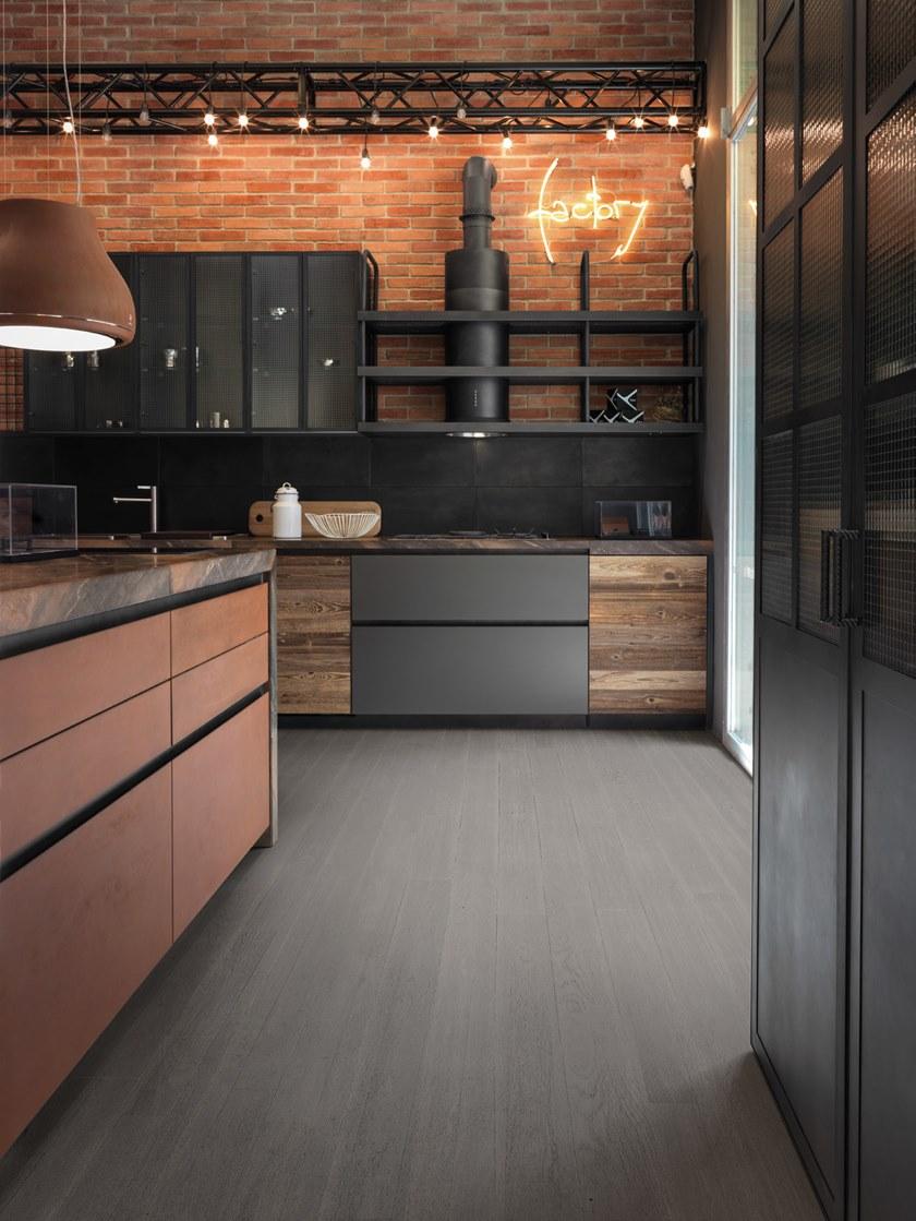 Aster Cucine Кухня с островом без ручек Factory sun-id-1429610 - Вид №4