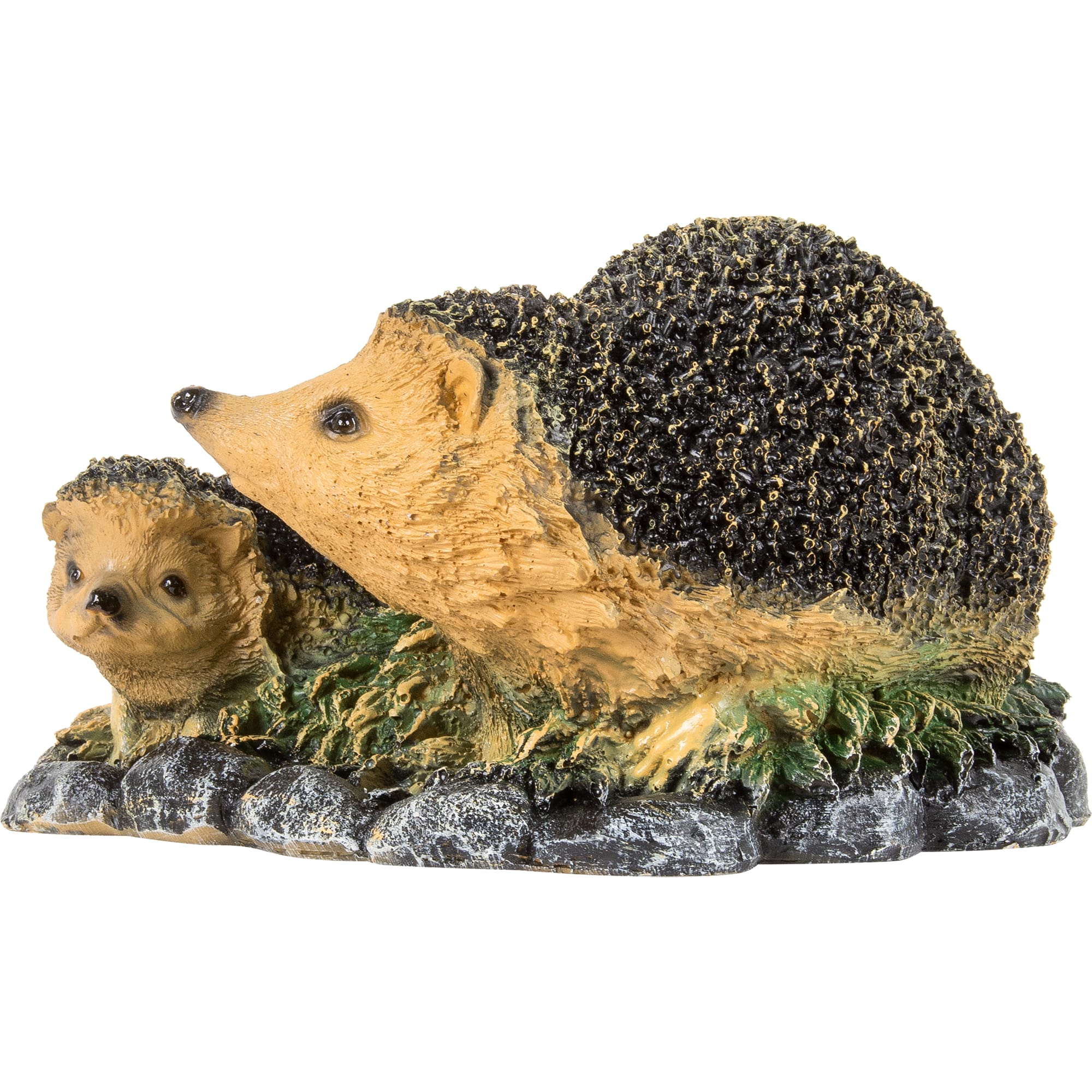 82279090 Фигура садовая «Ёжики на камне» 16 см Santreyd  - Вид №2