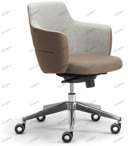 Leyform Регулируемое по высоте кресло для руководителя из шерсти с подлокотниками Opera sun-id-1466179