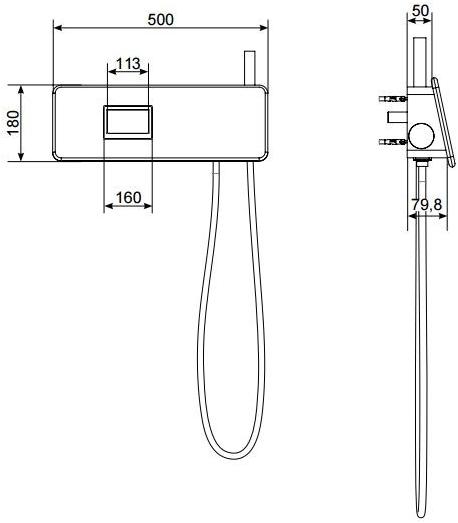 KRION Электронный смеситель для душа Touch sun-id-1395792 - Вид №3