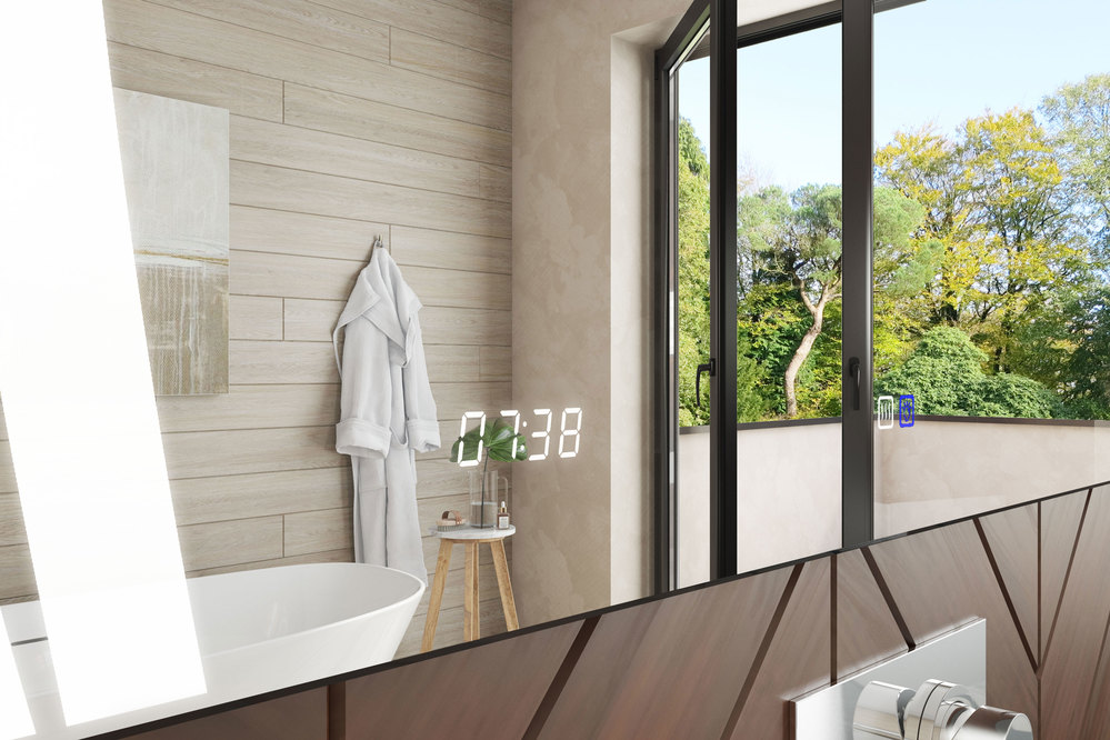 Зеркало Elen Luxe 700700⨉40⨉700 мм хром VIGO sun-id-664554 - Вид №1