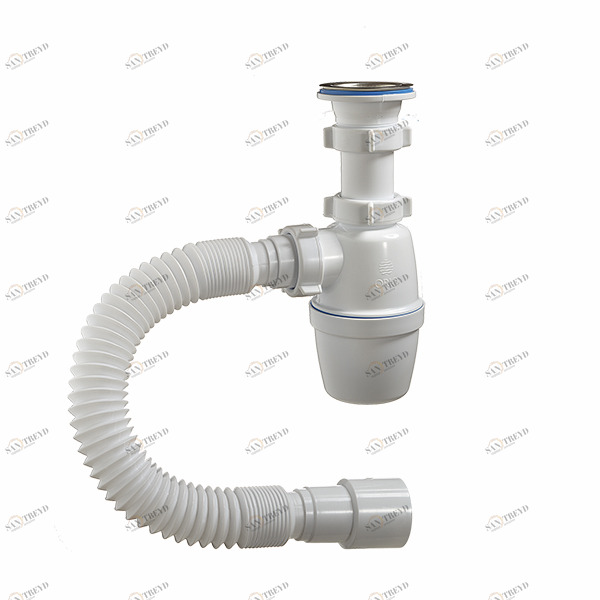 Сифон 1 1/2 40  с гиб.труб. А-4001 (О) А-4001 ОРИО 151621