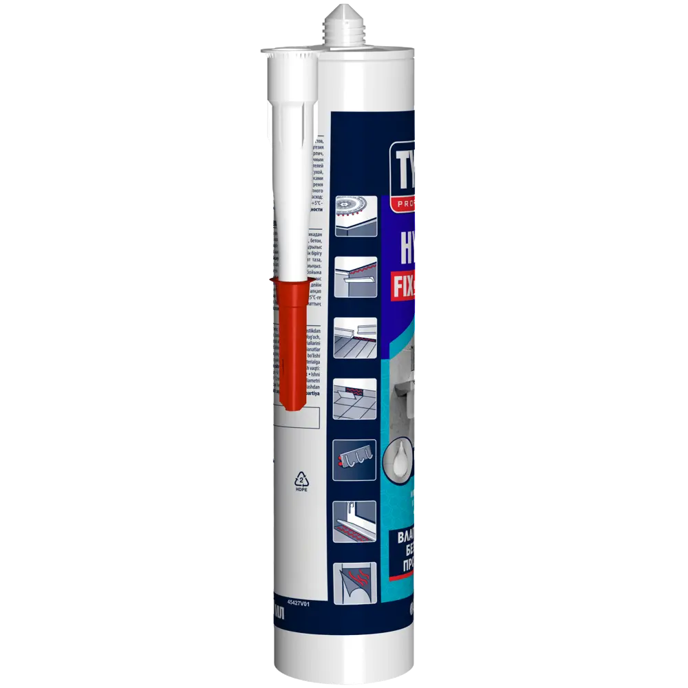 Монтажный клей Tytan Hydro Fix для влажных помещений 310 мл 89379112 STLM-1539219 - Вид №3
