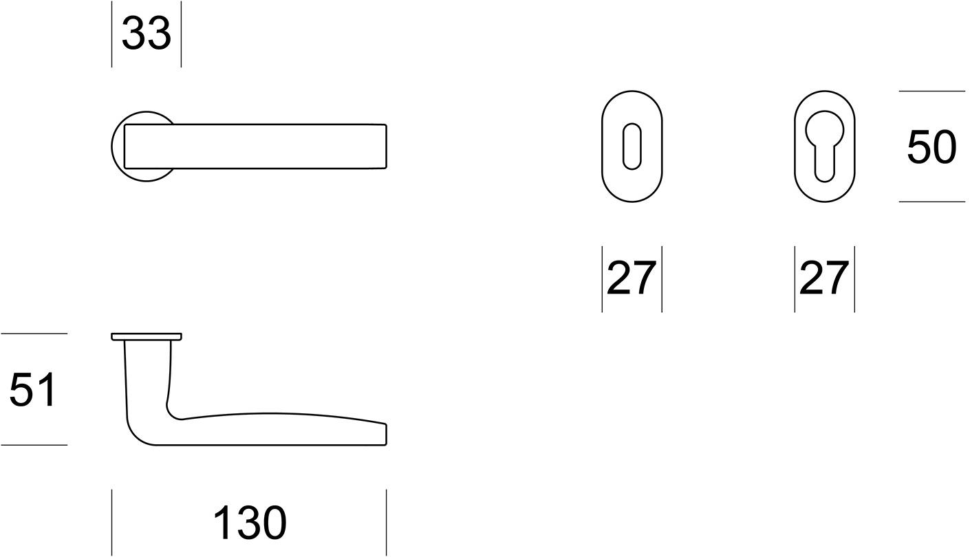 Ento Латунная ручка Velvet 6210c3 - Вид №3
