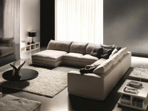 Former In Italia Модульный угловой диван из ткани Hermes