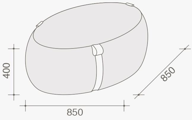Lema Пуф из мягкой ткани sun-id-1427034 - Вид №6