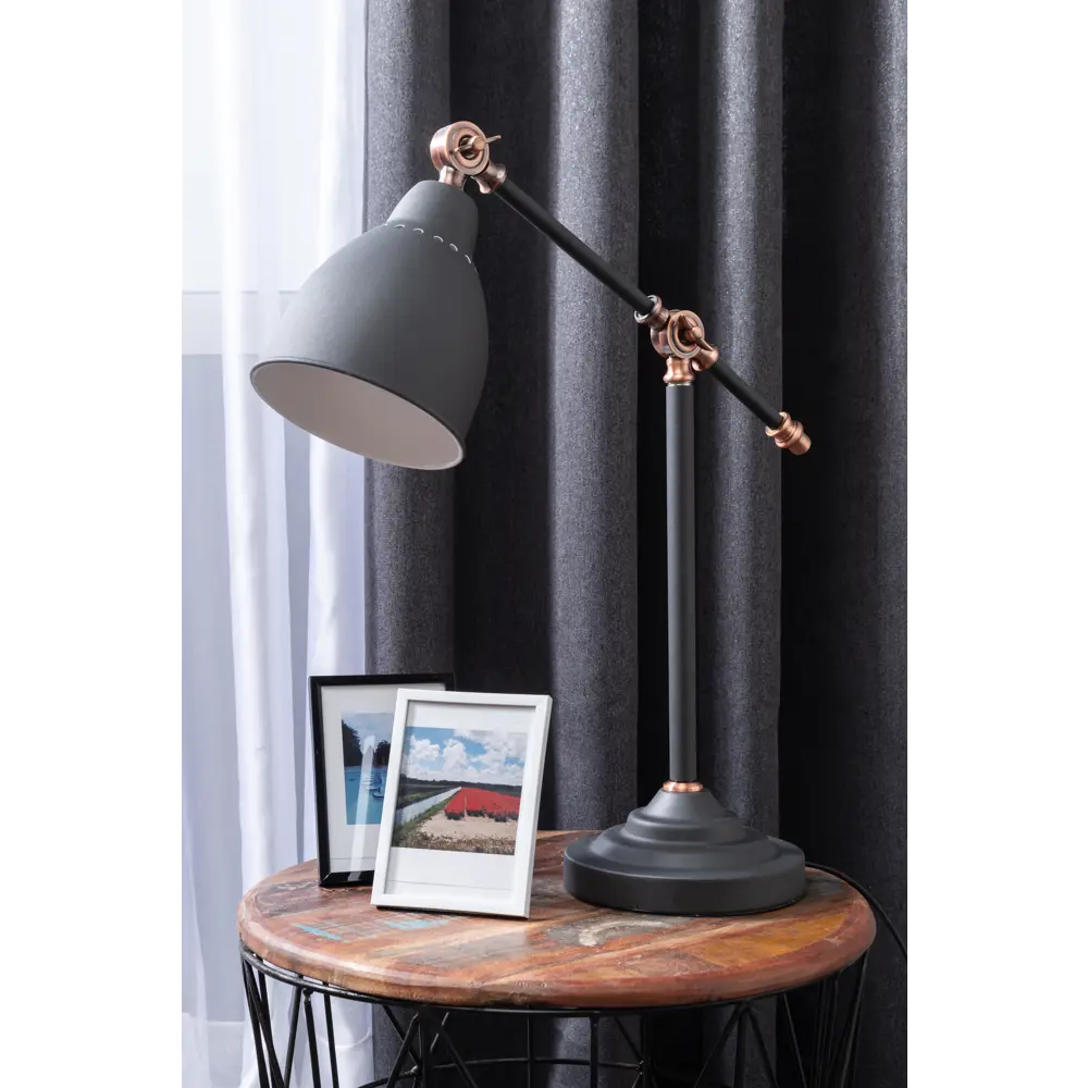 Настольная лампа Braccio 1xE27x60 Вт, цвет серый матовый 18638951 STLM-2073154 Arte Lamp  - Вид №7
