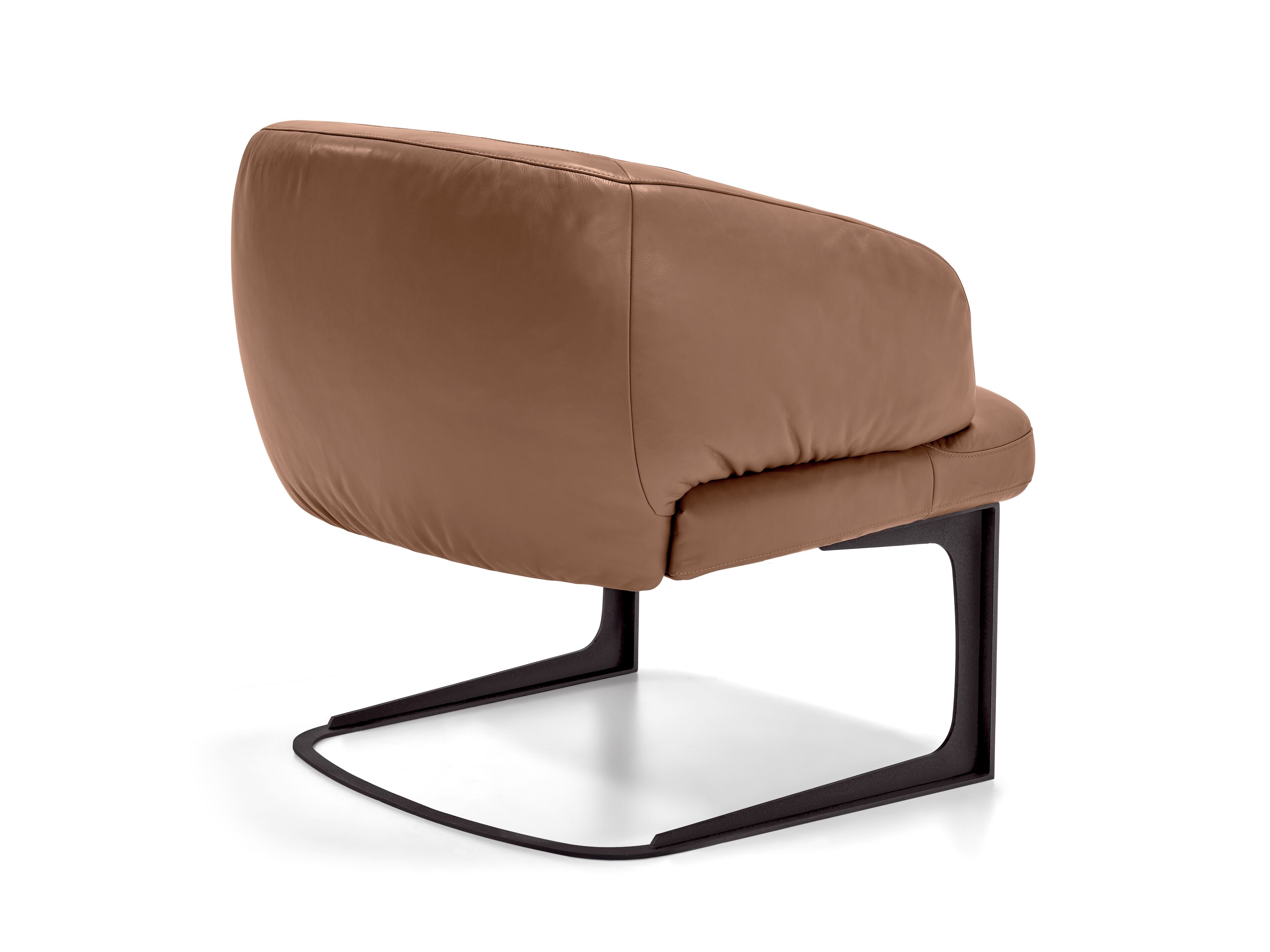 Кожаное консольное кресло с подлокотниками Arketipo WARREN LIVING ARCH-00054145 - Вид №3