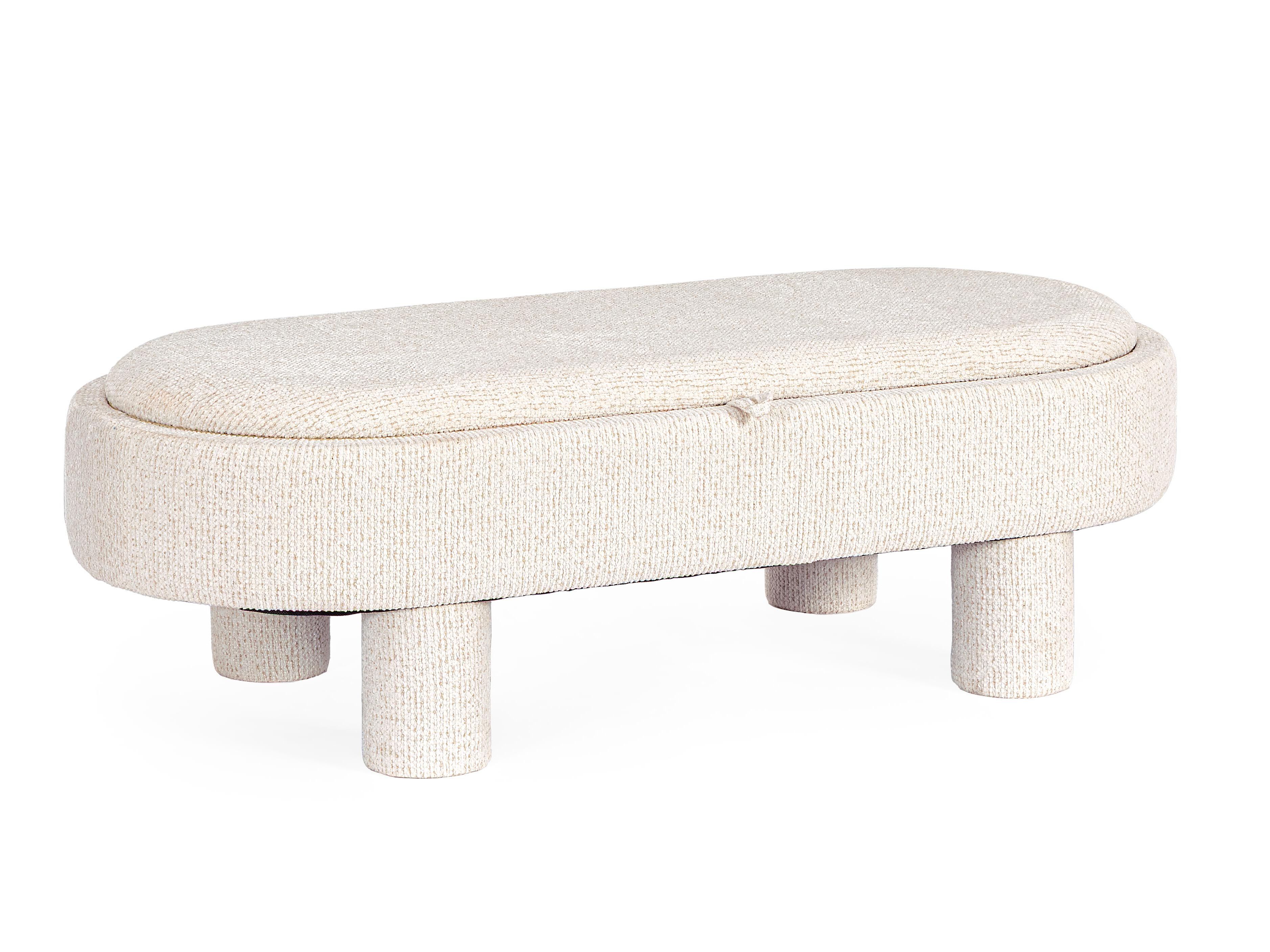 Овальный пуф из ткани BIZZOTTO TANYA ARCH-00020928 - Вид №5