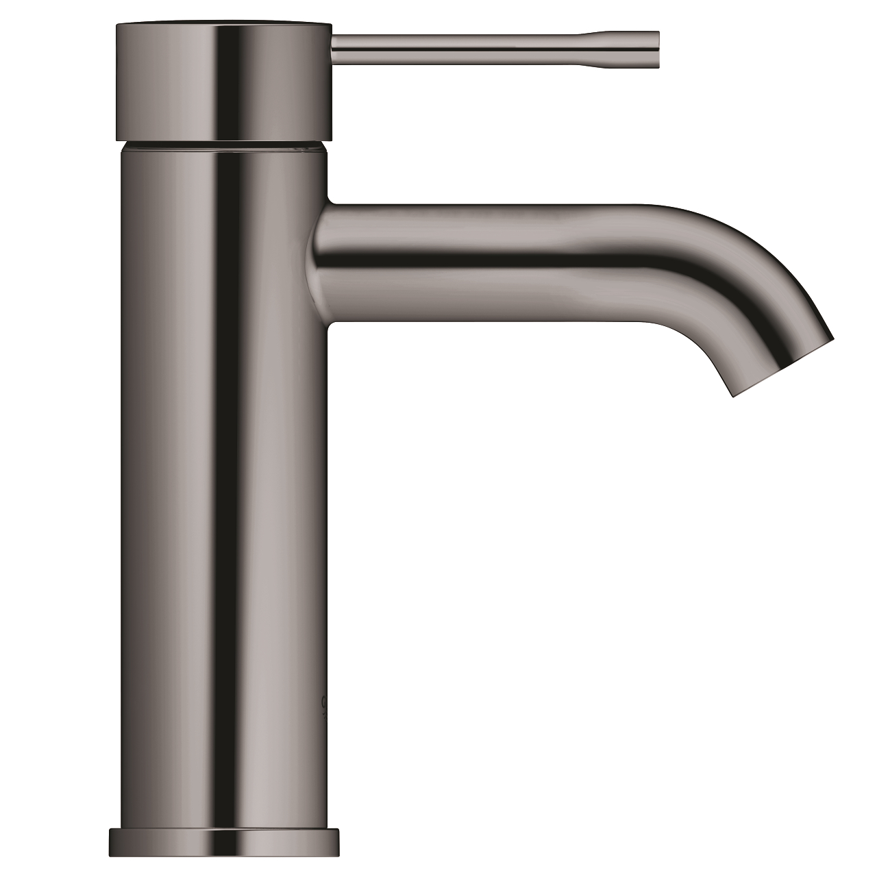 Смеситель для раковины GROHE Essence New, S-size, темный графит глянец (23590A01) - Вид №1