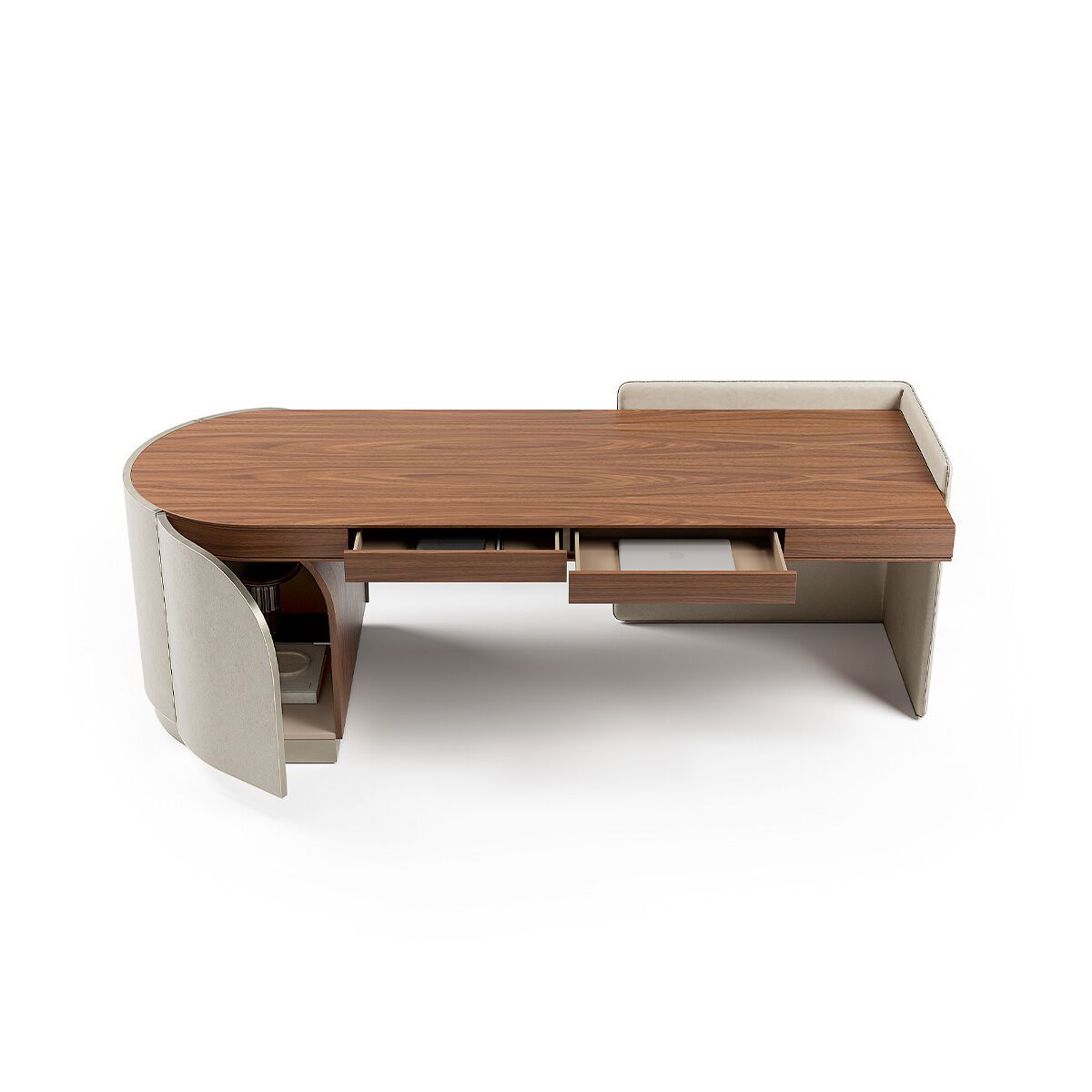 Кожаный стол с ящиками Capital Collection Duna ARCH-00135864 - Вид №22