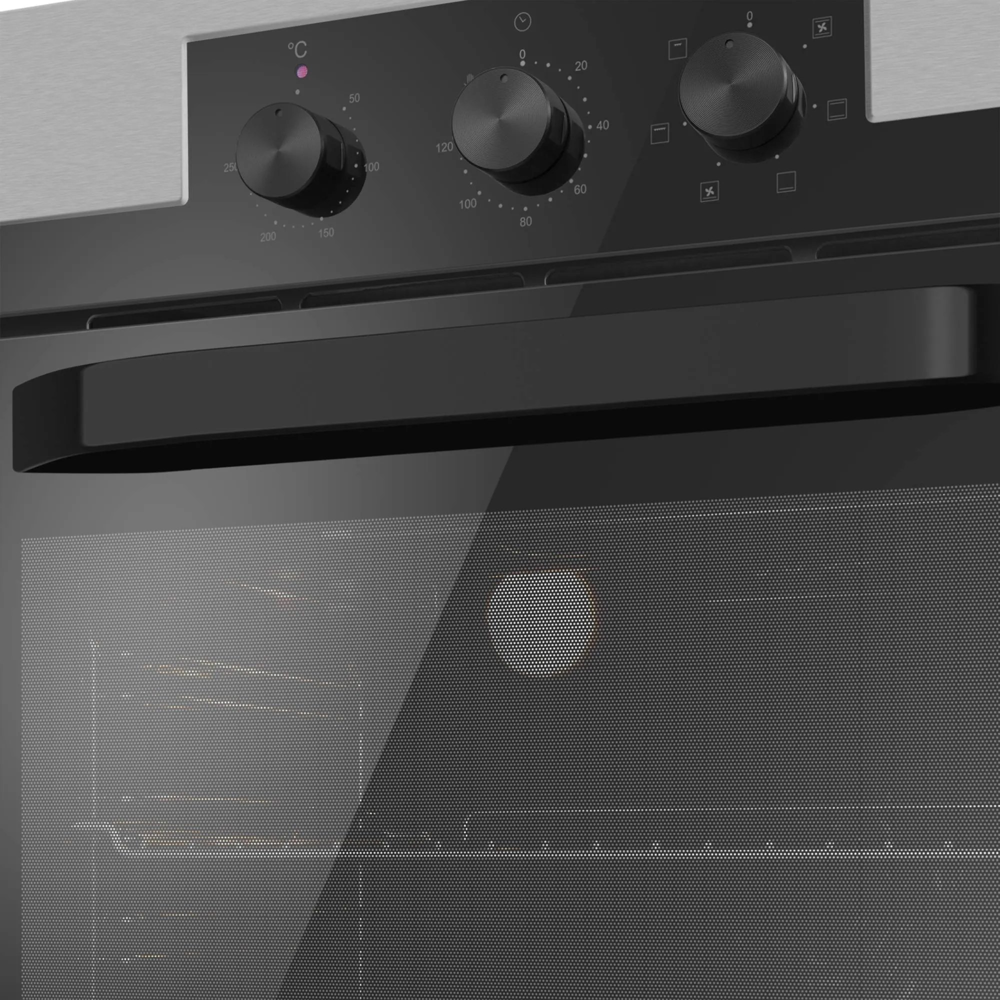 9168817 Электрический духовой шкаф Meferi MEO606IX LIGHT серебристый STDN-0075140 - Вид №12