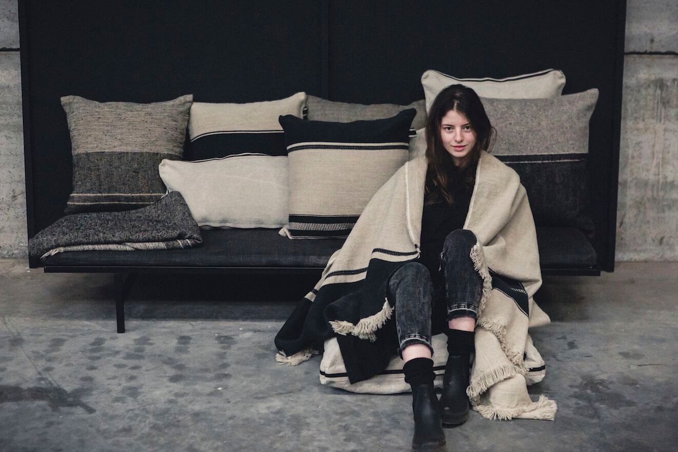 Льняная и шерстяная квадратная подушка Libeco Home Marshall ARCH-00132827 - Вид №2