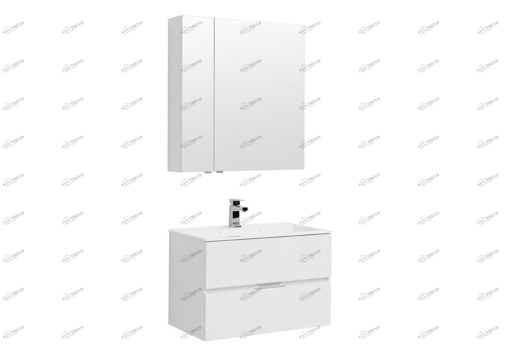 Мебель для ванной Aquanet Алвита 80 белый 00237347