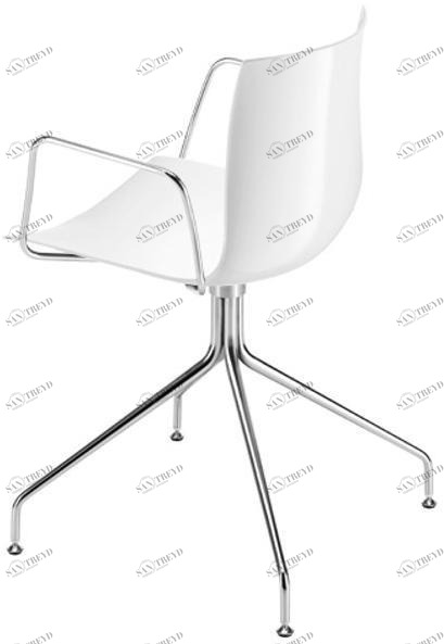 arper Кресло вращающееся на козелке с подлокотниками Catifa 46 sun-id-1438652