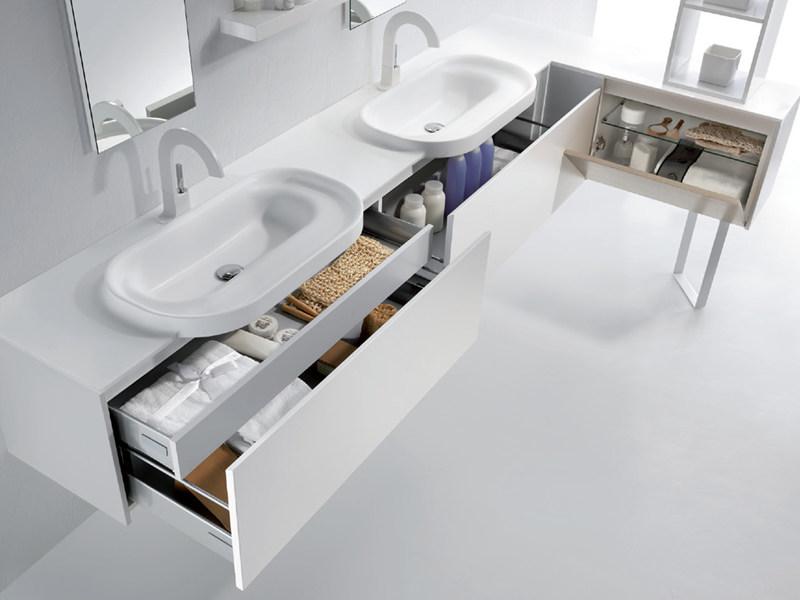 LASA IDEA Тумба под умывальник подвесная двойная Metropolis sun-id-1405918 - Вид №3