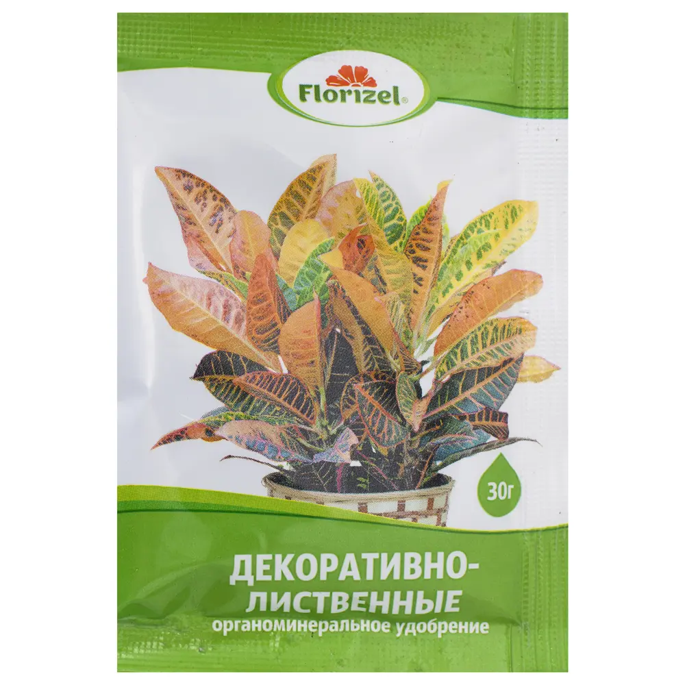 Удобрение Florizel для декоративно-лиственных растений ОМУ 0.03 кг 18398985 STLM-2016918 Santreyd 