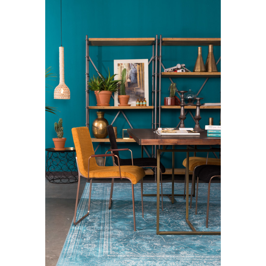 Кресло Flor оранжевое Dutchbone 1200130 - Вид №2