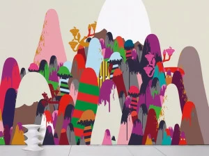 Moustache Обои на стену Domestic Ndl012