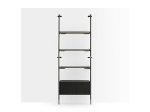 Модули книжного шкафа из массива дерева