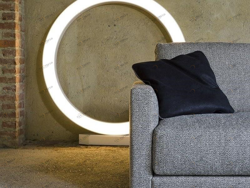 Flexstyle Однотонная квадратная кожаная подушка для дивана sun-id-1403058