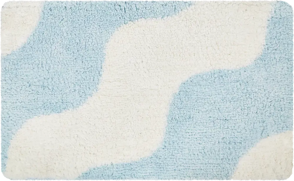 Коврик для ванной SWENSA Curve - мягкий антискользящий 50х80 см 89350249