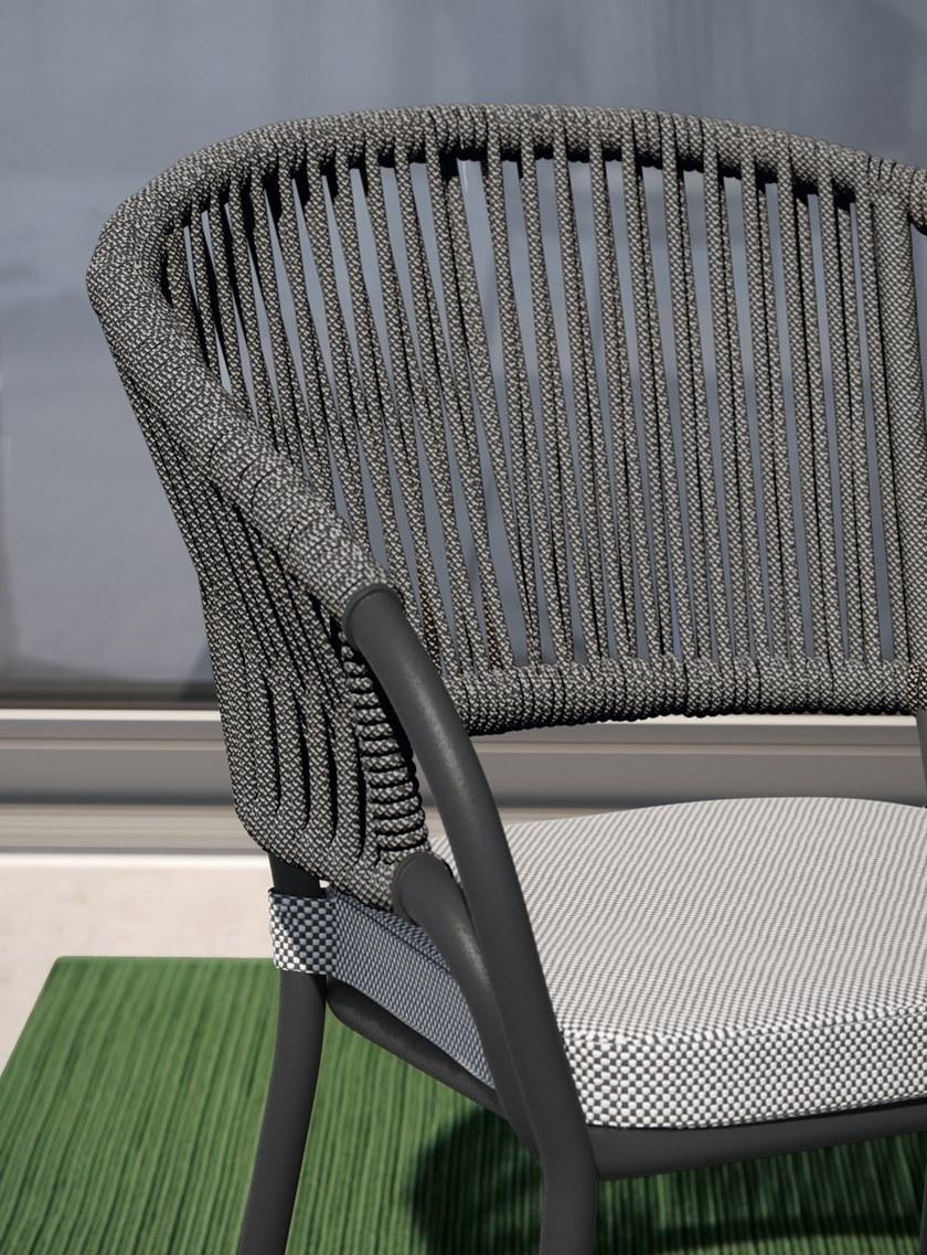 Atmosphera Садовый стул с подлокотниками из алюминия и веревкой Pleasure 2.0 Pls.sb. - Вид №5