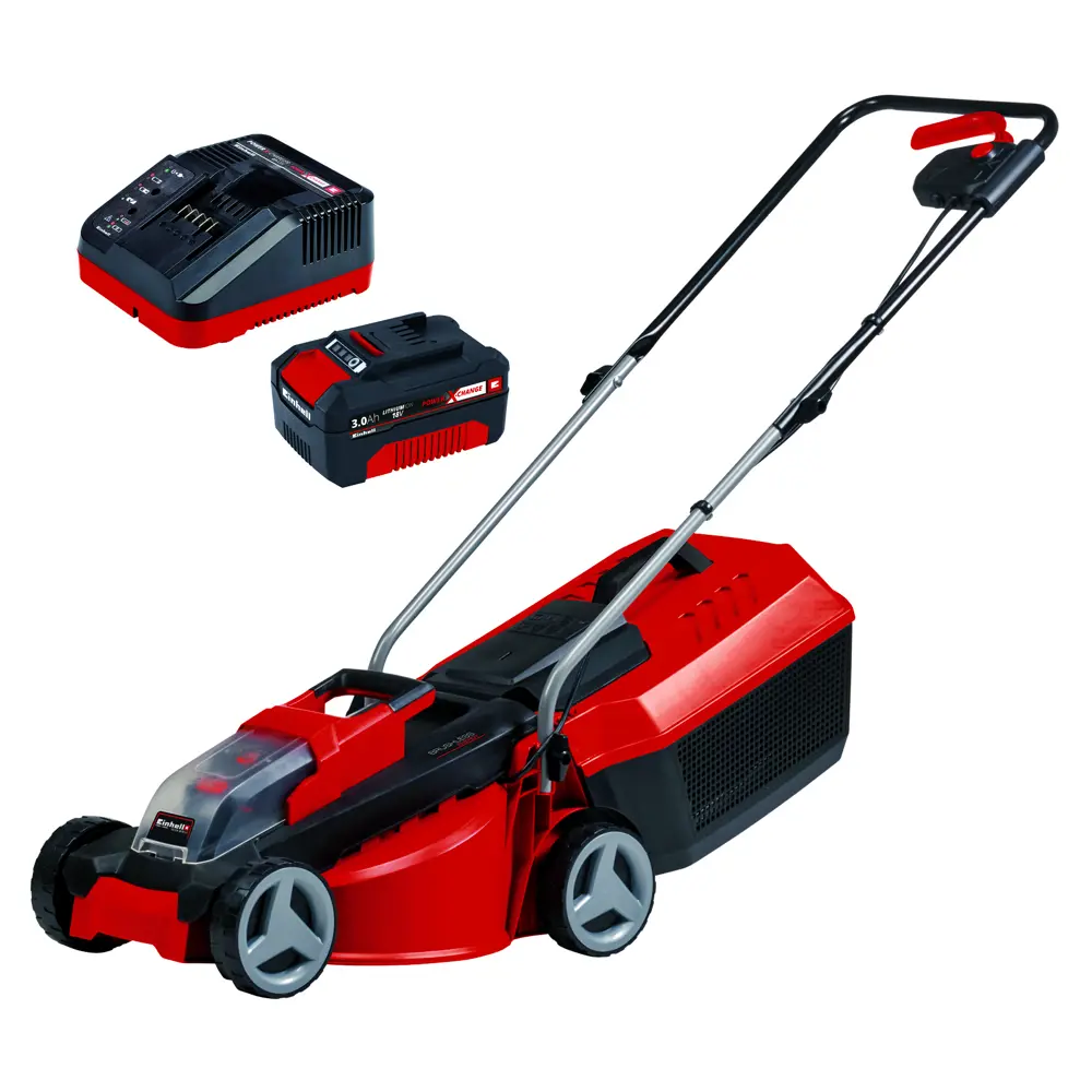 Аккумуляторная газонокосилка Einhell GE-CM 18/30 Li с травосборником 82149873 STLM-0963091