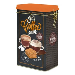 Банка металлическая для кофе 21 см коричневая Easy Life EASY LIFE ВРЕМЯ КОФЕ 00-3946438 Коричневый