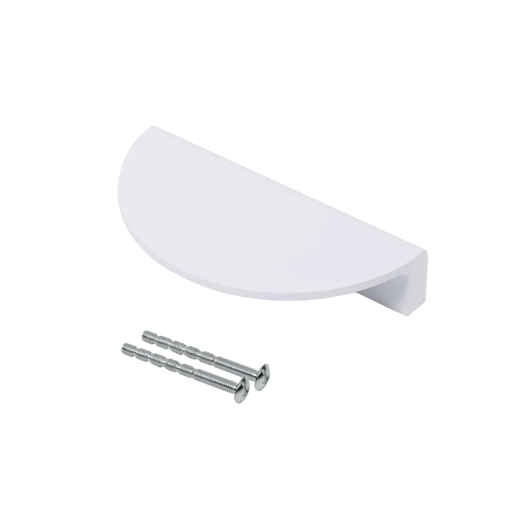 INSPIRE Ручка-полукруг для мебели белая алюминиевая 87948309 STLM-1009192 - Вид №2