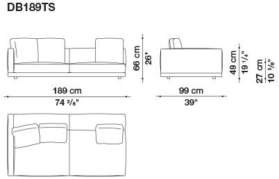 B&B Italia Кожаный диван Dock sun-id-1441060 - Вид №50