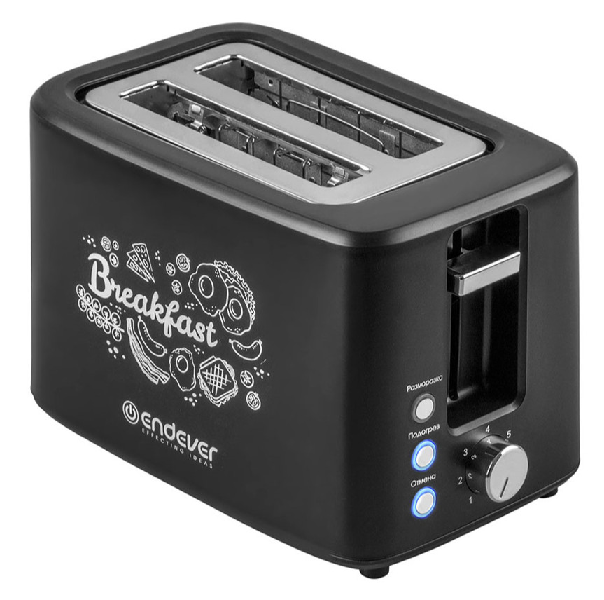 9023356 Тостер Endever Skyline ST-123 черный STDN-0116202