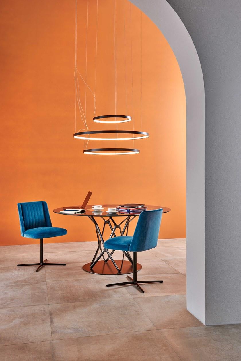 ESTEL GROUP Стул с обивкой из ткани с 4 спицами Embrasse sun-id-1480191 - Вид №1