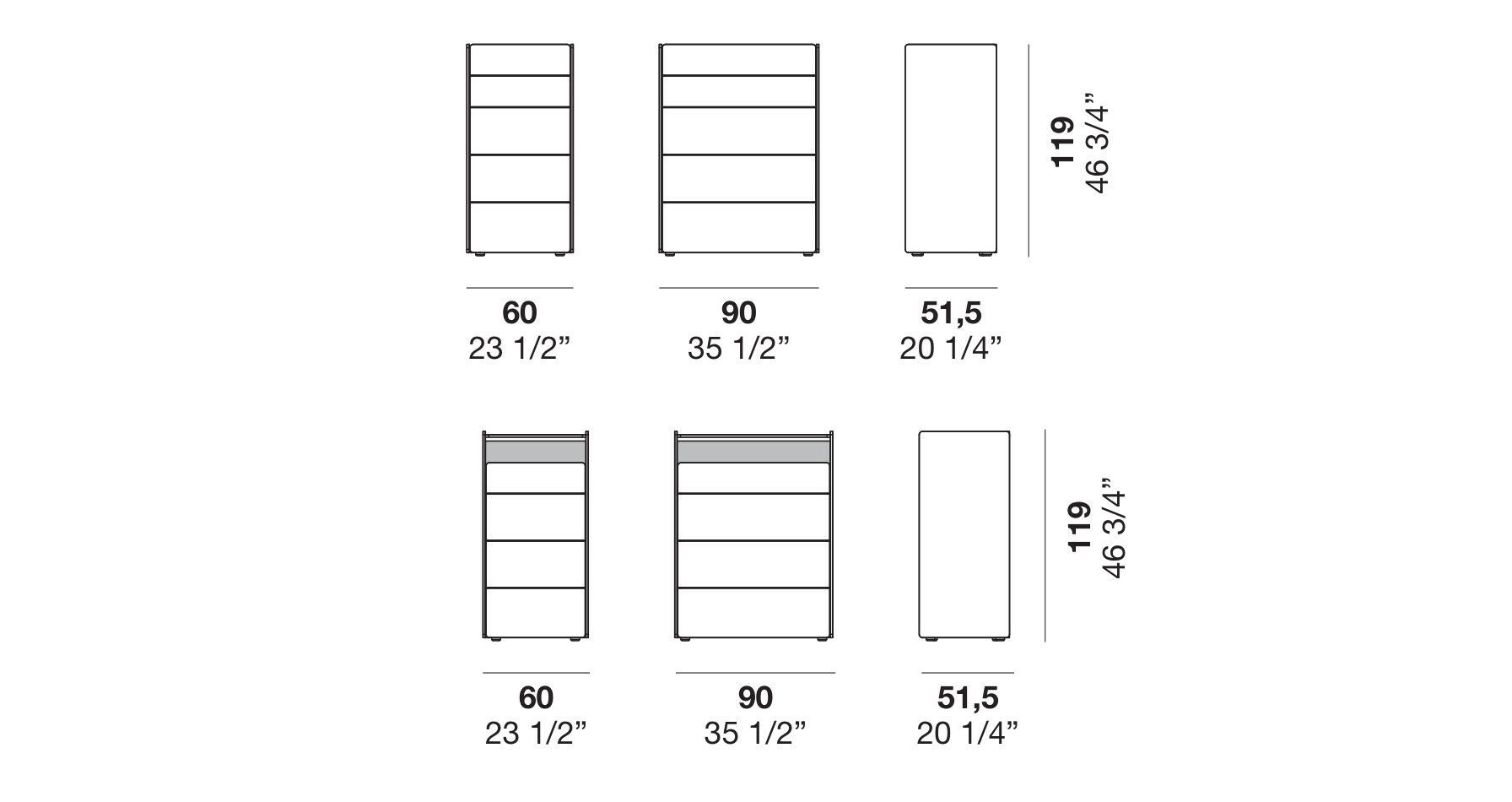 Деревянный комод Alf DaFrè Ray ARCH-00142677 - Вид №4