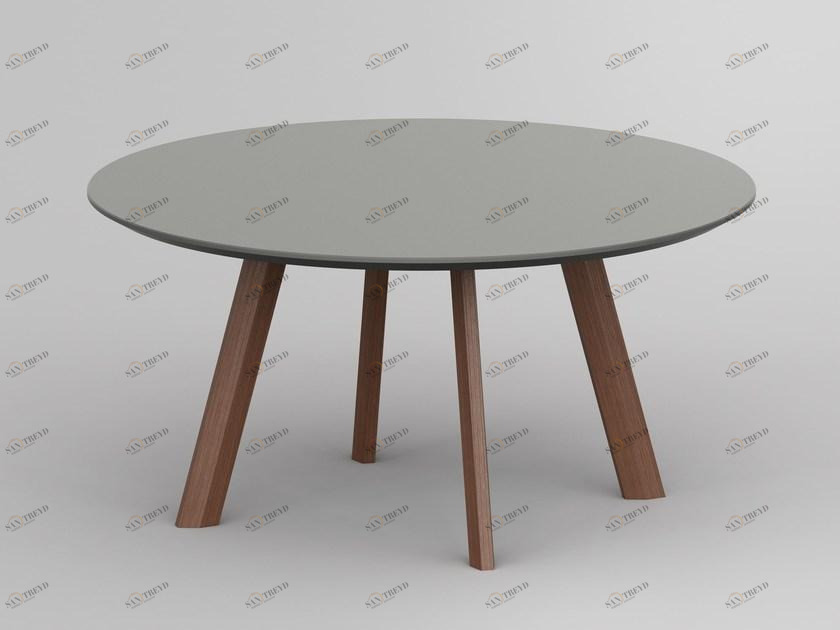 Vitamin Design Низкий круглый журнальный столик из линолеума Rhombi sun-id-1481215