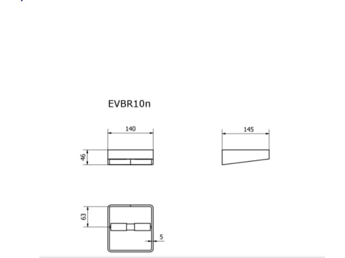 Стальной держатель рулона с порошковым покрытием EVER Life Design Brunt ARCH-00113487 - Вид №4