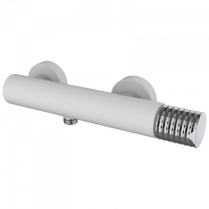 75324751 PREMIUM Белый смеситель для душа Белый-Хром GRB MIXERS