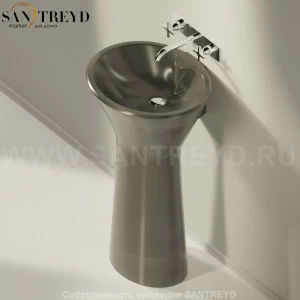 ACER0790GL Напольная раковина стоящая овальная Agape