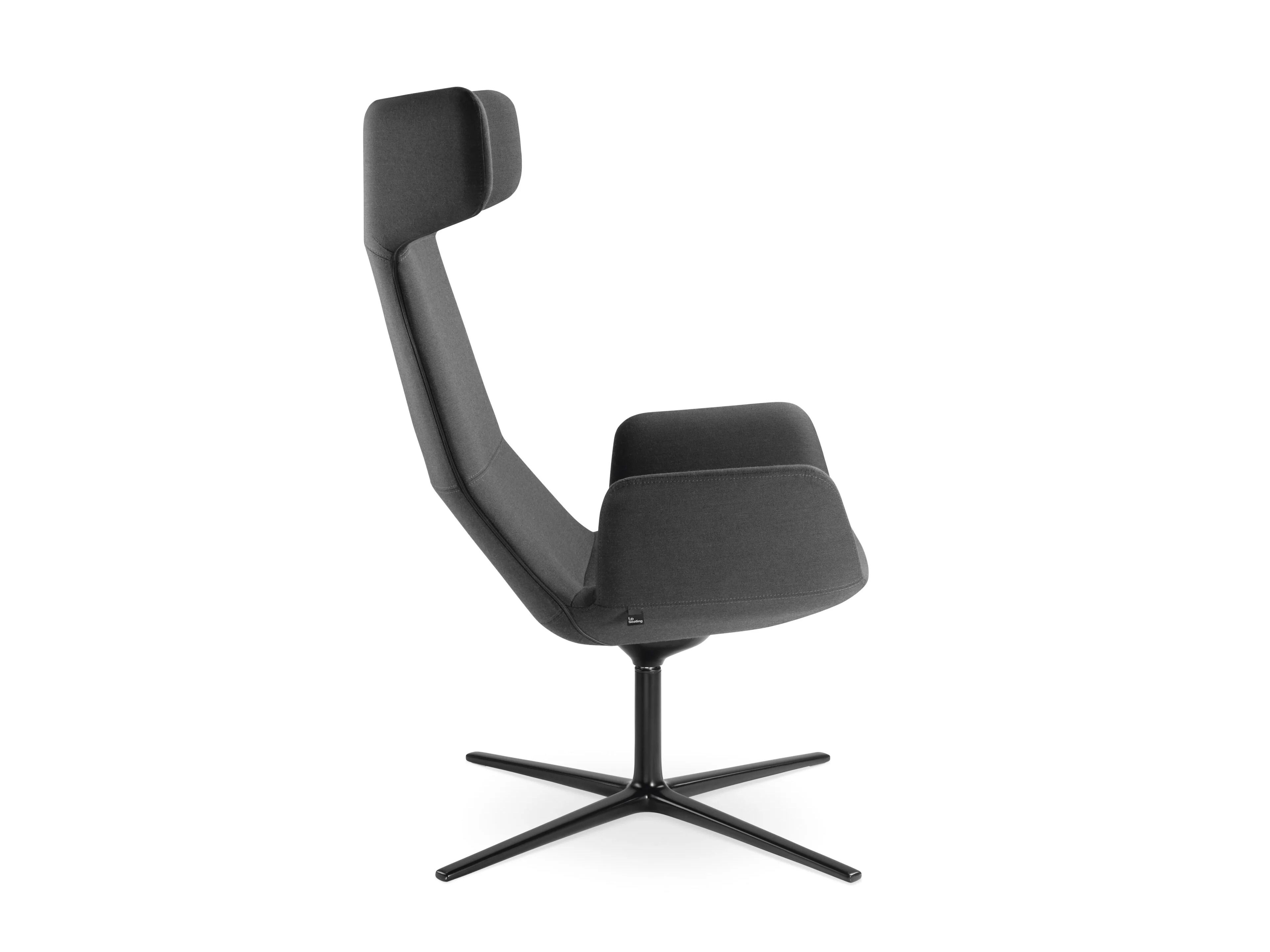 Тканевое вращающееся кресло со спинкой LD Seating Flexi Lounge ARCH-00039537 - Вид №2