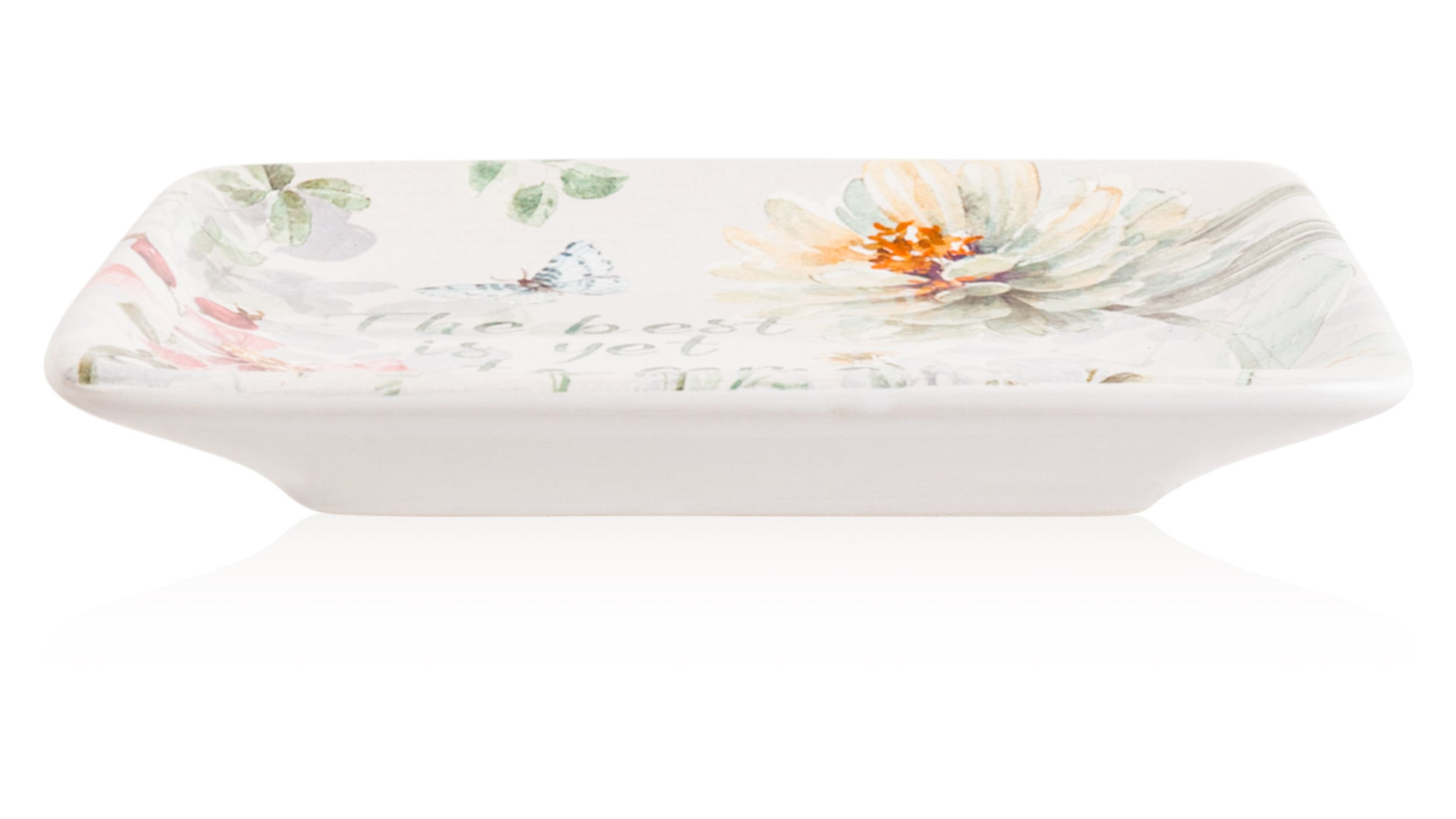 10672193 Certified International Тарелка пирожковая Certified Int. Весенний Букет. Белый цветок 15см, керамика Керамика  - Вид №1