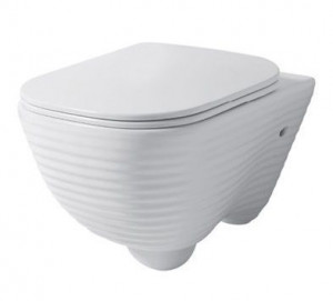 LO005RIM53 Подвесной унитаз настенный Серый Disegno Ceramica Loom Италия