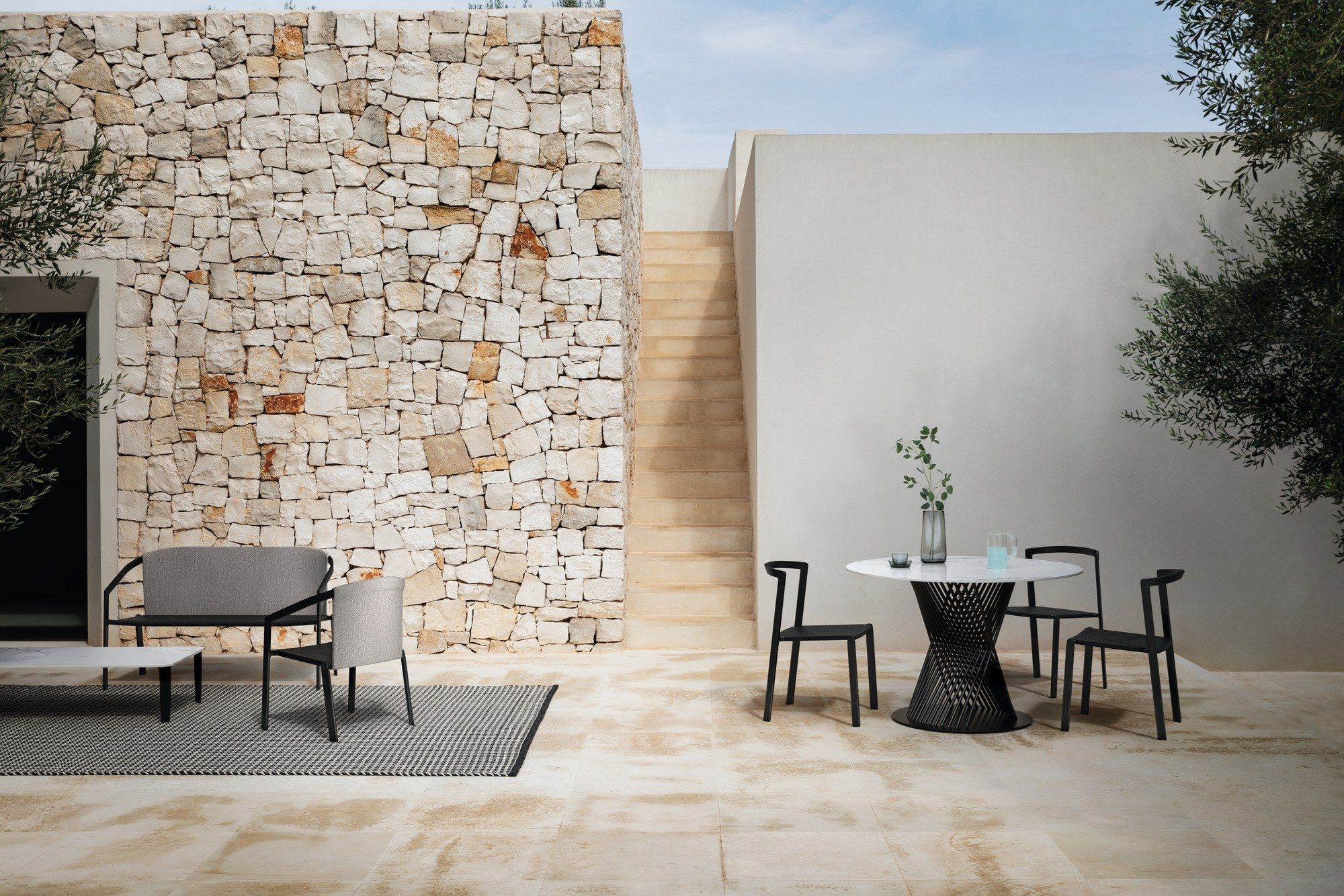 Алюминиевый штабелируемый садовый стул с порошковым покрытием MY YOUR Push ARCH-00111518 - Вид №7