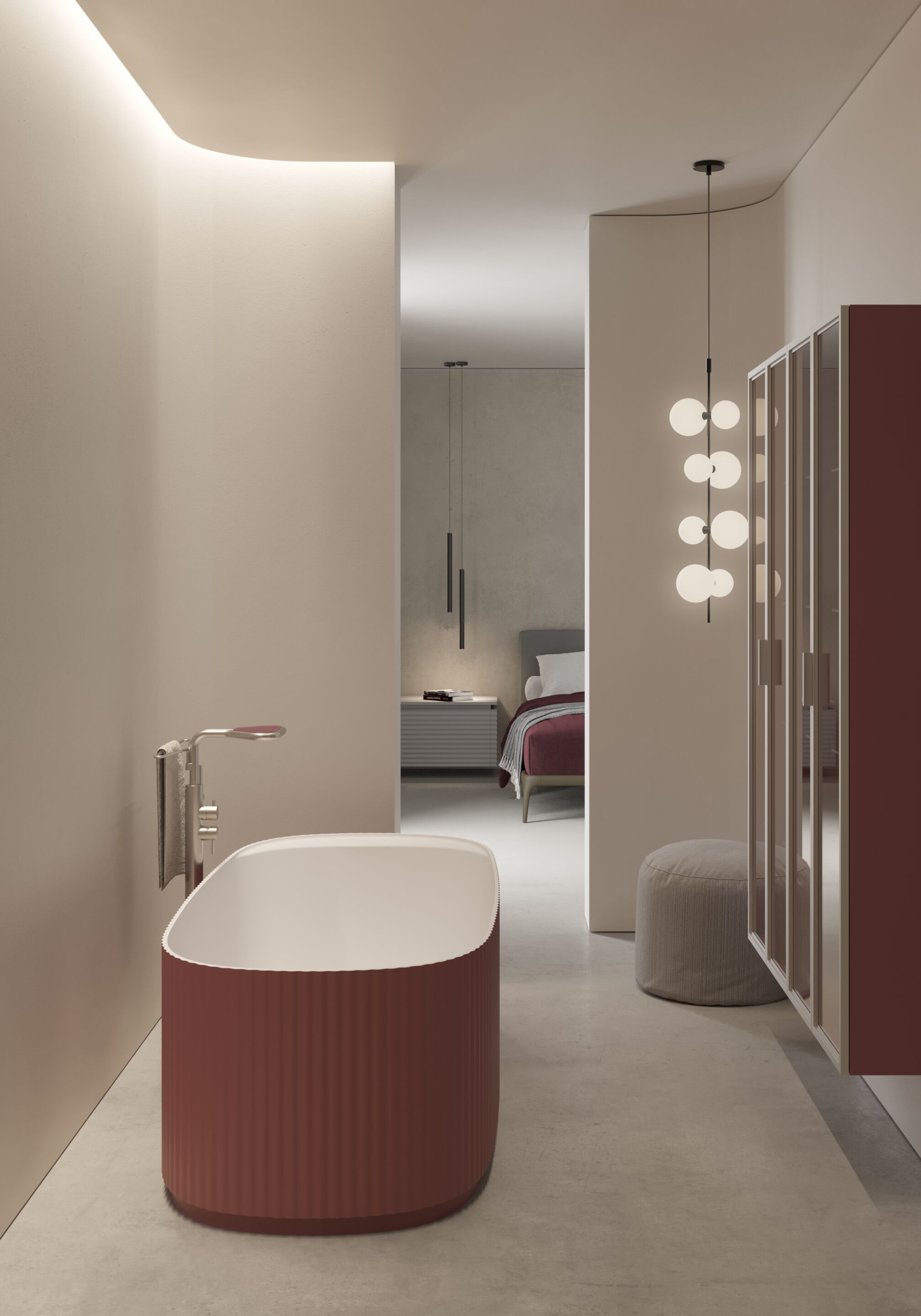 Ванна в центре комнаты в Cristalplant® DISENIA GIOVE ARCH-00059516 - Вид №3