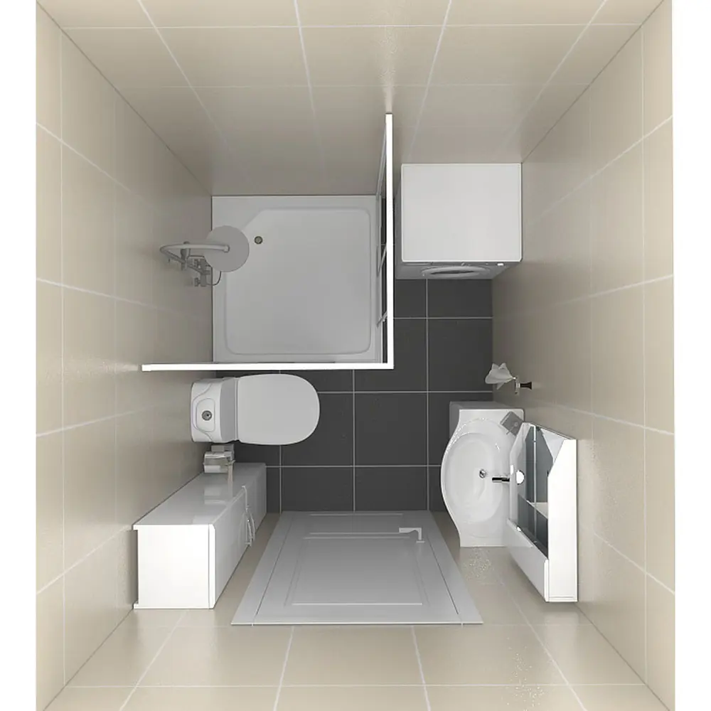 Душевая ширма Sensea Nerea прямоугольная 70-80х95-100 см 18128133 STLM-2164622 Без серии - Вид №2