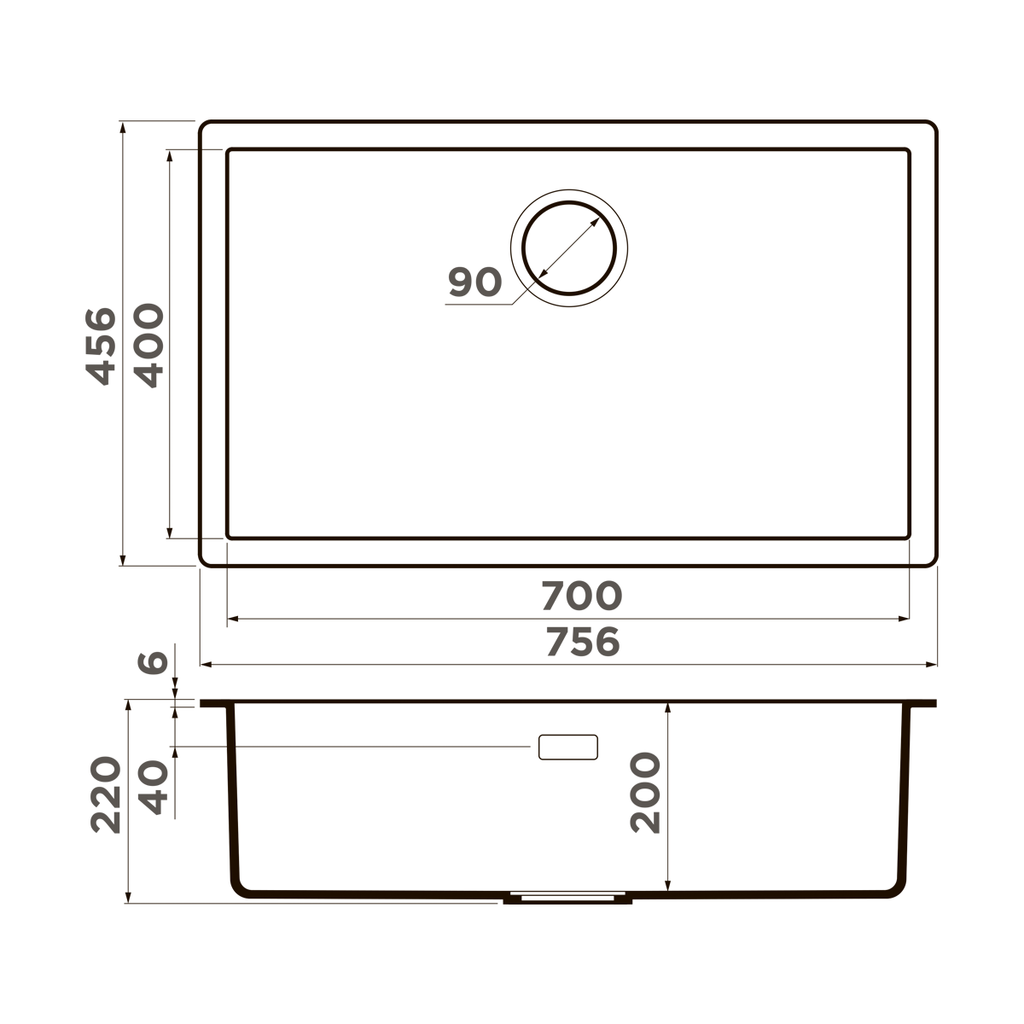 Кухонная мойка Yamakawa 75T-U/I CH OMOIKIRI 4993466 - Вид №4