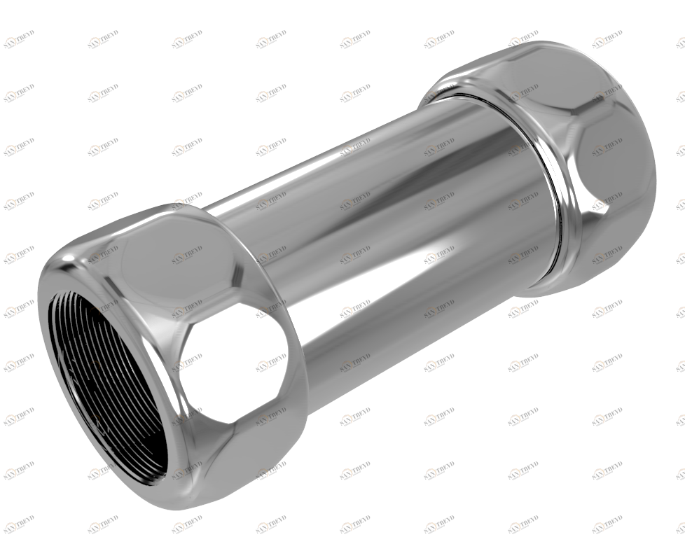 4620768883071  Соед.прям.г/г 3/4"х3/4" для п/с 730SCH0505 Нержавеющая сталь TERMINUS 